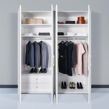 Solo 4 Door Wardrobe - Hulsta